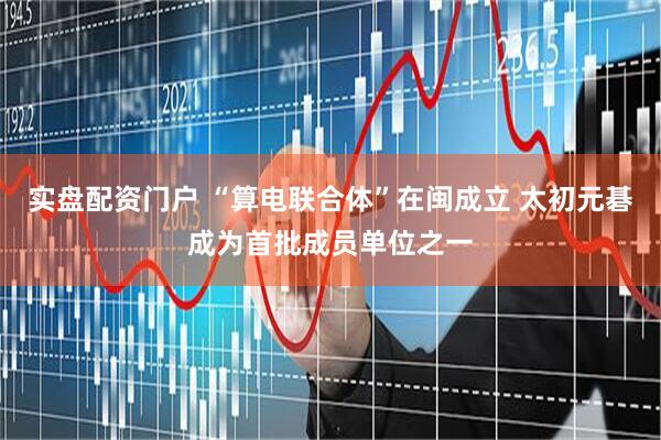 实盘配资门户 “算电联合体”在闽成立 太初元碁成为首批成员单位之一